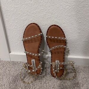 Steve Madden Tan Studded Women's Sandals